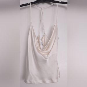 Cowl Neck Silk Cami XL